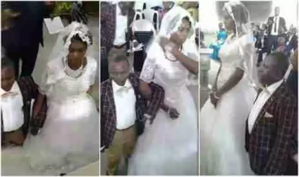 See The Wedding Photos Of Short Man Who Married His Tall Lover That Has People Talking (Photos)